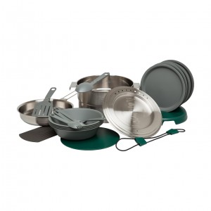 Stanley Adventure Base Camp Cookware | Full Kitchen Set Stainless | 347925NIH