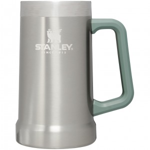 Stanley Adventure Big Grip Beer Stein | 24oz Mugs Stainless Steel Shale | 657298XCM