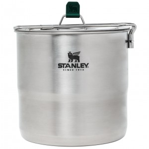 Stanley Adventure Cook Set For Four | 2.6 QT Camping Cookware Stainless | 179245JQA