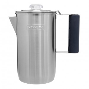 Stanley Adventure Cool Grip Camp Percolator | 1.1 qt Coffee Pot Stainless | 731564NIM