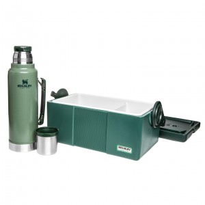 Stanley Adventure Heritage Lunch Cooler + Bottle Set Vert | 705692ZMN