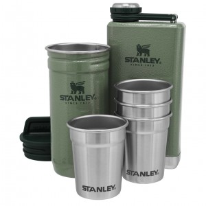 Stanley Adventure Pre-Party Shotglass + Flask Set Vert | 948710CPD