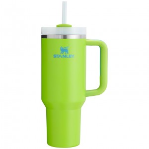 Stanley Adventure Quencher H2.0 Travel Tumbler | 40 oz Bright Lime | 286394ZIS