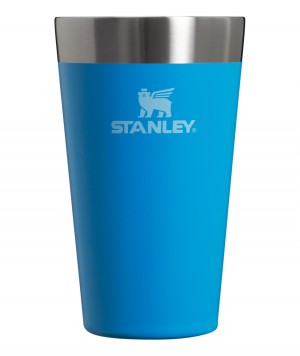 Stanley Adventure Stacking Stainless Steel Beer Pint | 16oz Tumbler Azur | 769285XEW