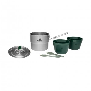 Stanley Adventure Stainless Steel Cook Set For Two | 1.1 QT Stainless Steel | 980126HDZ