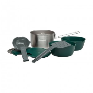 Stanley All-In-One Two Bowl Cook Set | Stainless Steel Camp Cookware Stainless | 570139DOY