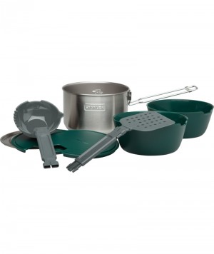 Stanley All-In-One Two Bowl Cook Set | Stainless Steel Camp Cookware Stainless | 958403DMB