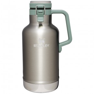 Stanley Classic Easy-Pour Insulated Beer Growler | 64 oz Stainless Steel | 479506YEW