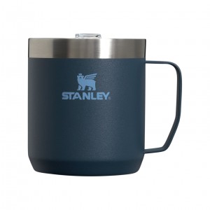 Stanley Classic Legendary Camp Mug | 12 OZ | Travel Tumbler Bleu Marine | 035726OVW