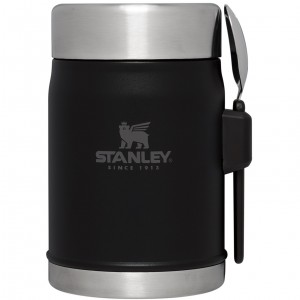 Stanley Classic Legendary Insulated Food Jar + Spork | 14 OZ Noir | 329187OYM