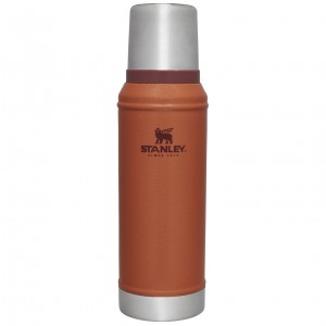 Stanley Classic Legendary Vacuum Insulated Bottle | 1.0 QT Hammertone Clay | 296803JGF