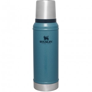 Stanley Classic Legendary Vacuum Insulated Bottle | 1.0 QT Hammertone Lake | 163208RUA