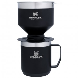 Stanley Classic Perfect-Brew Pour Over Set | Camp Coffee Maker Noir | 578423EFB