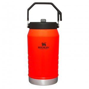 Stanley Hunt + Fish IceFlow Flip Straw Jug | 64 OZ Orange | 568279RKS