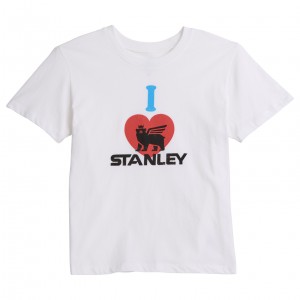 Stanley I Heart Stanley Tee Blanche | 812605IMN