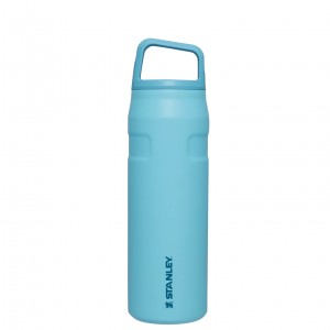 Stanley IceFlow™ Bottle with Cap and Carry+ Lid | 24 OZ Pool | 840657KSE