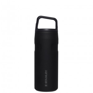Stanley IceFlow™ Bottle with Cap and Carry+ Lid | 16 OZ Noir | 760851EDQ