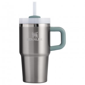 Stanley Quencher H2.0 Travel Tumbler With Handle & Straw | 20 OZ Stainless Steel Shale | 083154OZT