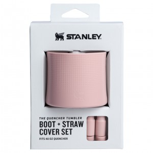 Stanley Stanley Quencher Boot and Straw Cover Set Rose | 895342TKL