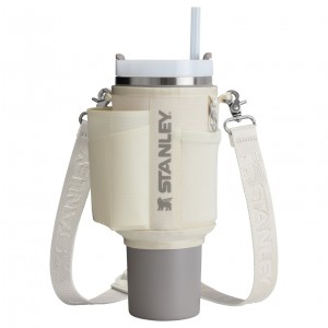 Stanley The All Day 40 OZ Quencher Carry-All Blanche | 916034GFI