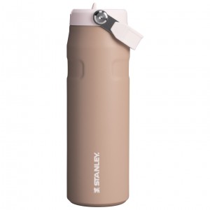 Stanley The Almond Rose IceFlow™ Bottle with Flip Straw Lid | 24 OZ Rose | 532179ONV
