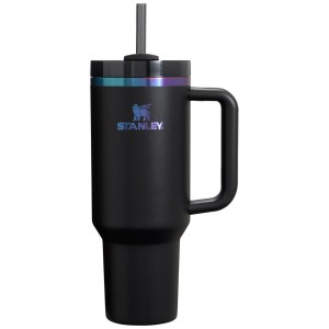 Stanley The Black Chroma Quencher H2.0 FlowState™ Tumbler | 40 OZ Noir | 965728QUS