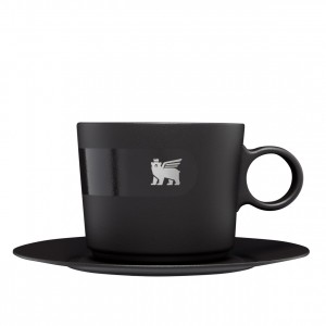 Stanley The DayBreak Cappuccino Cup & Stillness Saucer | 6.5 OZ Noir | 857214GKQ
