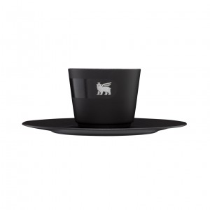 Stanley The DayBreak Demitasse Cup & Saucer | 2.2 OZ Espresso Cup Noir | 864073THF