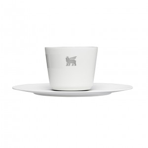Stanley The DayBreak Demitasse Cup & Saucer | 2.2 OZ Espresso Cup Pale Stone | 389152PNC