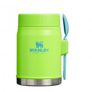 Stanley The Heat Wave Classic Legendary Food Jar + Spork | 14 OZ Bright Lime | 950237ZWV