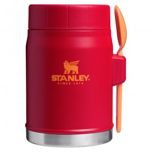 Stanley The Heat Wave Classic Legendary Food Jar + Spork | 14 OZ Chili | 051384CUD