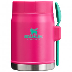 Stanley The Heat Wave Classic Legendary Food Jar + Spork | 14 OZ Rose | 169745ZXY