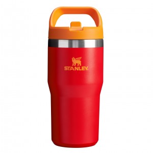 Stanley The Heat Wave GO IceFlow™ Flip Straw Bottle | 20 OZ Chili | 138405NGR