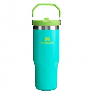 Stanley The Heat Wave IceFlow™ Flip Straw Tumbler | 30 OZ - Stanley Create Tropical Teal | 781502EDU