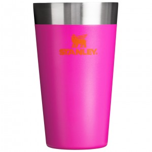 Stanley The Heat Wave Stay Chill Stacking Pint Glass | 16 OZ Vivid Violet | 105627UKI