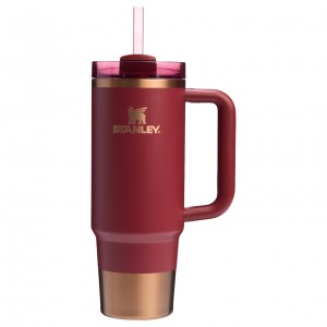 Stanley The Holiday Quencher H2.O FlowState™ Tumbler | 30 OZ Gilded Pomegranate | 804239GNS