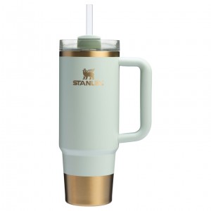 Stanley The Holiday Quencher H2.O FlowState™ Tumbler | 30 OZ Gilded Celadon | 047285CAN