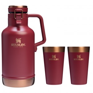 Stanley The Holiday Stay-Chill Growler Set | 64 OZ & 16 OZ Gilded Pomegranate | 756381LMG