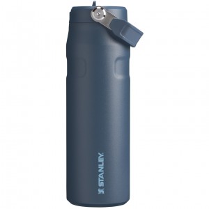 Stanley The IceFlow™ Bottle with Flip Straw Lid | 24 OZ Bleu Marine | 069843GXU