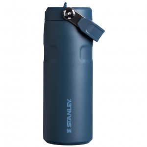 Stanley The IceFlow™ Bottle with Flip Straw Lid | 16 oz Bleu Marine | 946053SOF