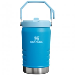 Stanley The IceFlow Flip Straw Jug | 40 OZ | Insulated Water Jug Azur | 948706LAH