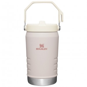 Stanley The IceFlow Flip Straw Jug | 40 OZ | Insulated Water Jug Rose | 819460BQK