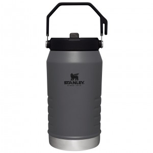 Stanley The IceFlow Flip Straw Jug | 64 OZ | Insulated Water Jug Charcoal | 872431CWZ