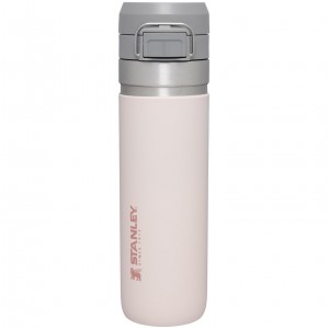 Stanley The Quick Flip Go Water Bottle | 24 OZ Rose | 859614ALJ