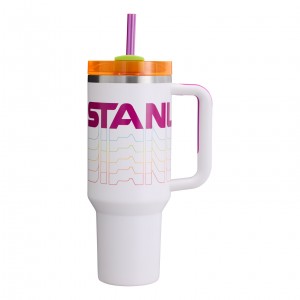 Stanley The Reverb Quencher H2.0 FlowState™ Tumbler | 40 oz Frost Reverb | 398425ALU