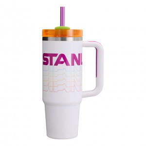 Stanley The Reverb Quencher H2.0 FlowState™ Tumbler | 30 oz Frost Reverb | 472831UTO