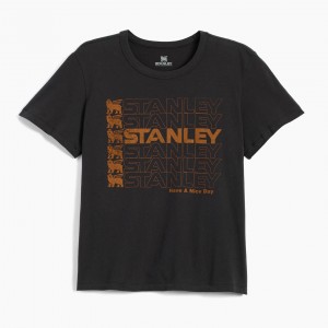 Stanley The Stanley Nice Day Women’s Boxy Tee Noir | 536714SIV