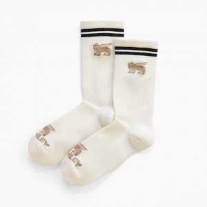 Stanley The Stanley Varsity Crew Sock Blanche | 547029IFG