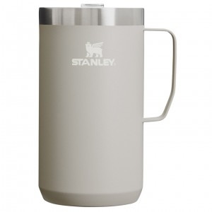 Stanley The Stay-Hot Camp Mug | 24 OZ Ash | 751984ZUH