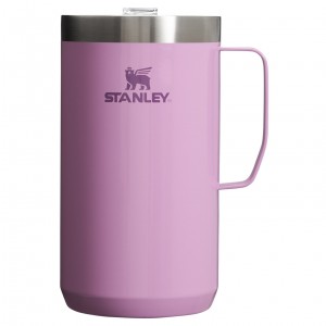 Stanley The Stay-Hot Camp Mug | 24 OZ Lilac Gloss | 973185VJF